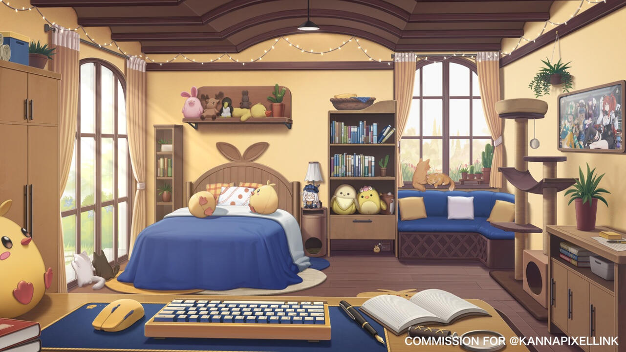 Kanna Yanagi's Room Background