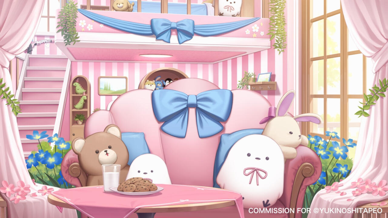 Yukinoshita Peo's Room Background