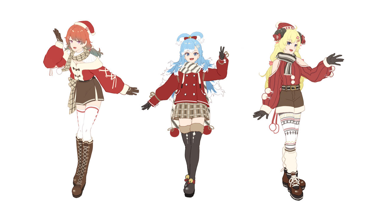 Takanashi Kiara&#39;s Pittari Shitai X&#39;mas Concept